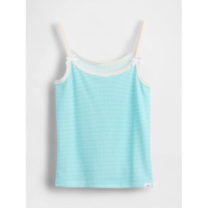 Çocuk Geri Dönüştürülmüş Fitilli Pijama Tank Üstü