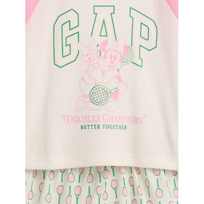 Gap × Disney Kids Geri Dönüştürülmüş Pijama Altı Seti цвет: Розовый