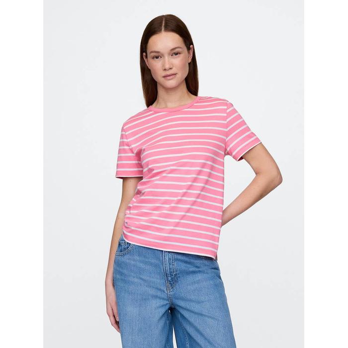 %100 Organik Pamuk VintageSoft T-Shirt цвет: Розовый