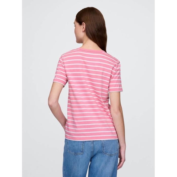 %100 Organik Pamuk VintageSoft T-Shirt цвет: Розовый