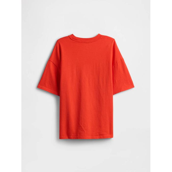 Gap Logo Relaxed T-Shirt цвет: Красный