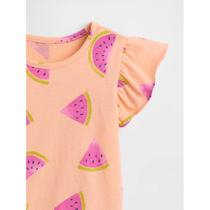 Fırfır Kollu T-Shirt цвет: Оранжевый