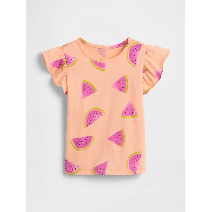 Fırfır Kollu T-Shirt цвет: Оранжевый