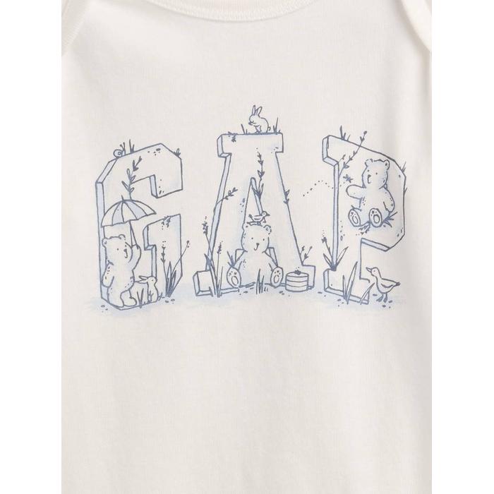 Боди с логотипом Baby Gap цвет: Белый
