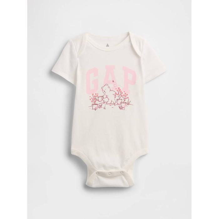 Baby Gap Logo Bodysuit цвет: Белый