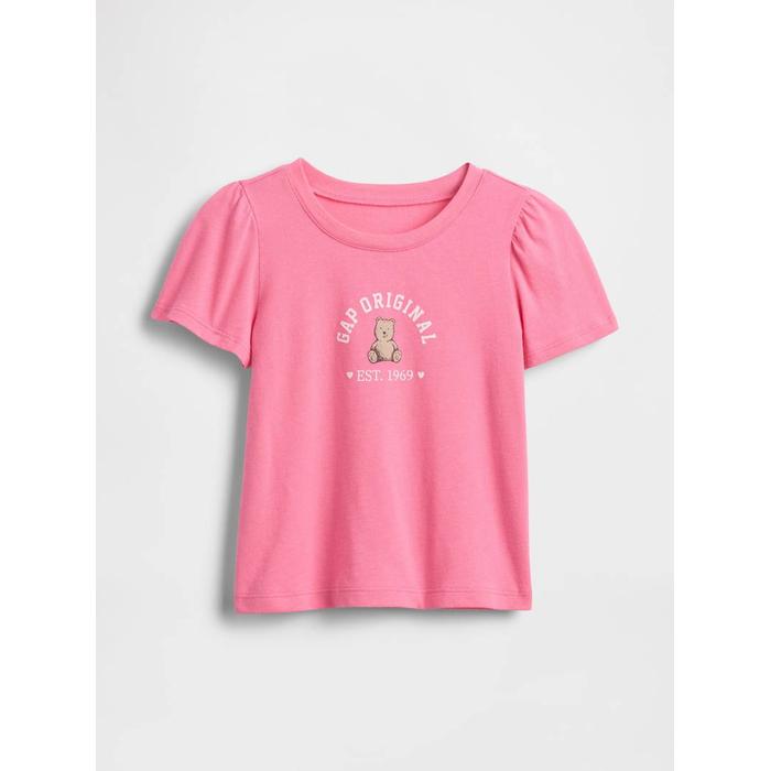 Baby & Toddler Brannan Bear Gap Logo T-Shirt цвет: Розовый