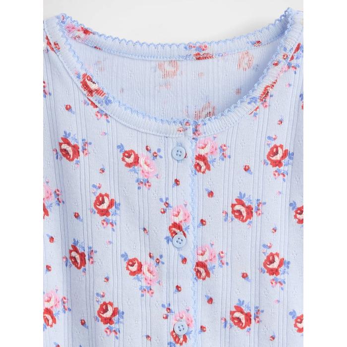 Pointelle Fitilli T-Shirt