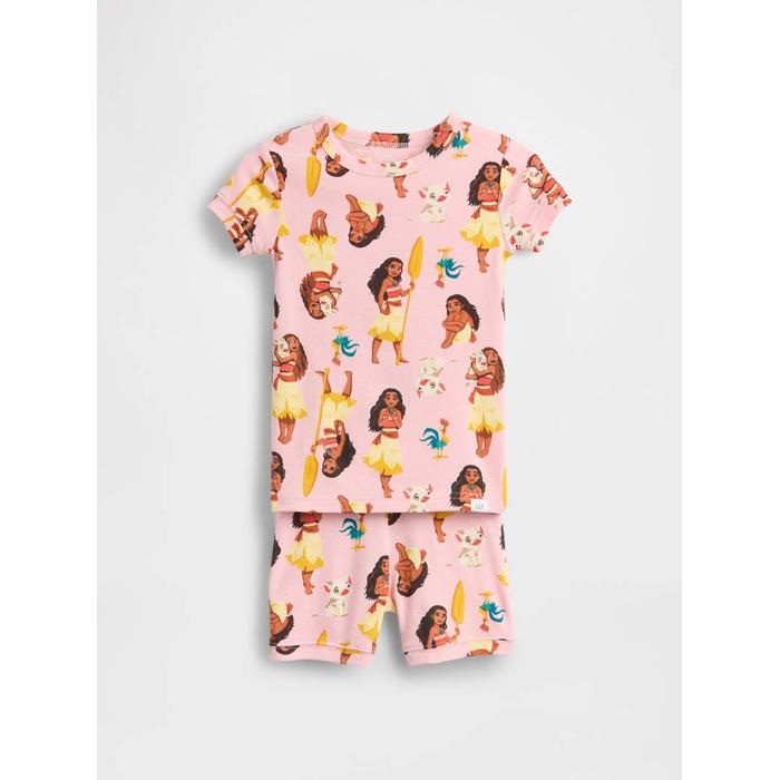 Gap × Disney Bebek ve Yürümeye Başlayan Çocuklar Organik Brushed Pamuk Pijama Takımı цвет: Оранжевый
