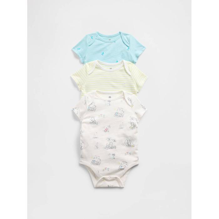 First Favorites Organik Pamuk 3'lü Bodysuit Seti цвет: Фиолетовый