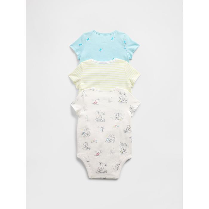 First Favorites Organik Pamuk 3'lü Bodysuit Seti цвет: Фиолетовый