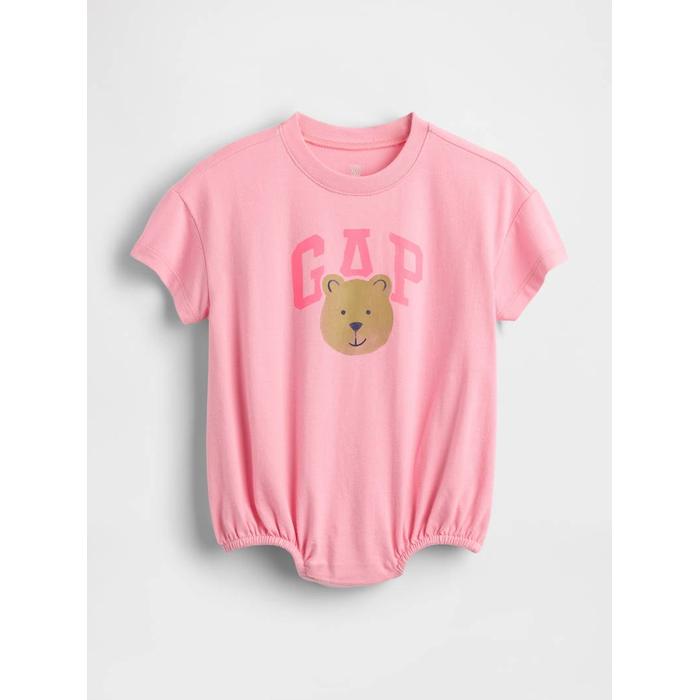 Baby Logo Bubble Tek Parça цвет: Розовый