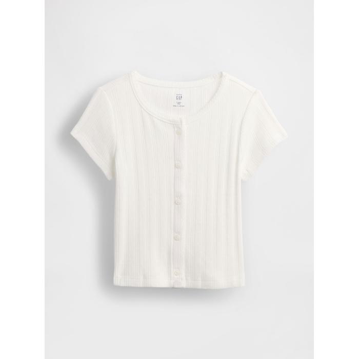 Pointelle Fitilli T-Shirt цвет: Белый