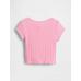 Pointelle Fitilli T-Shirt цвет: Розовый