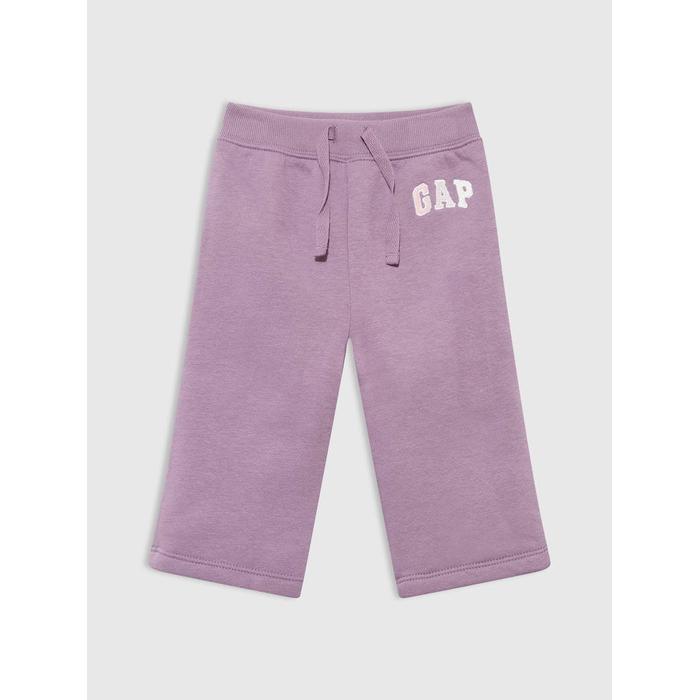 Gap Logo Wide-Leg Pull-On Fleece Eşofman Altı цвет: Розовый