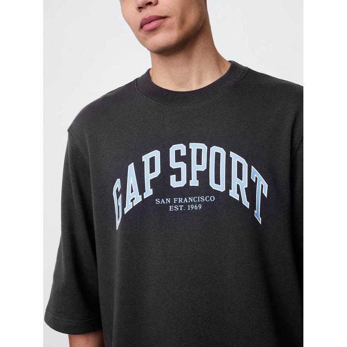 Oversized Gap Grafik Terry T-Shirt цвет: Чёрный