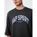 Oversized Gap Grafik Terry T-Shirt цвет: Чёрный