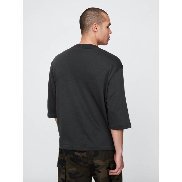 Oversized Gap Grafik Terry T-Shirt цвет: Чёрный