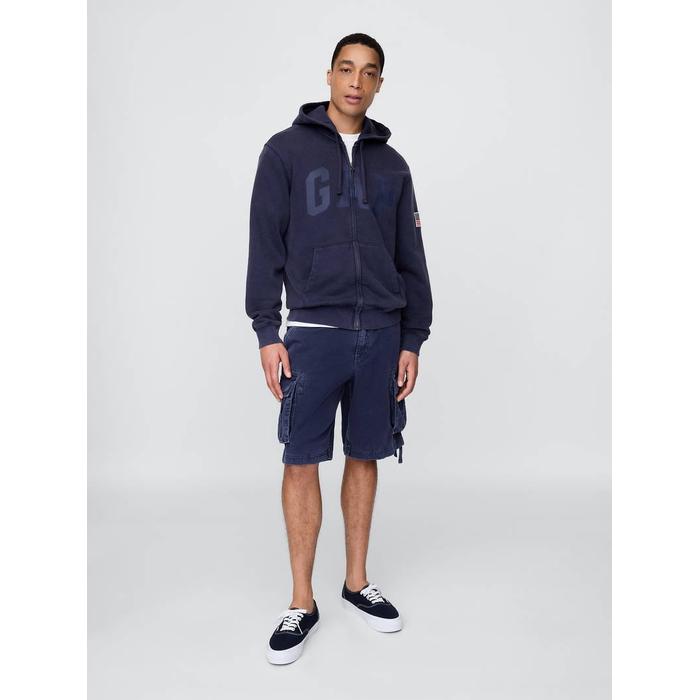 VintageSoft Gap Logo Fermuarlı Sweatshirt цвет: Синий