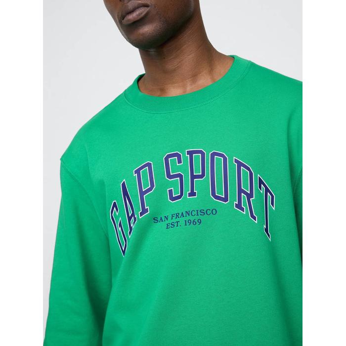 Oversized Gap Grafik Terry T-Shirt цвет: Зелёный