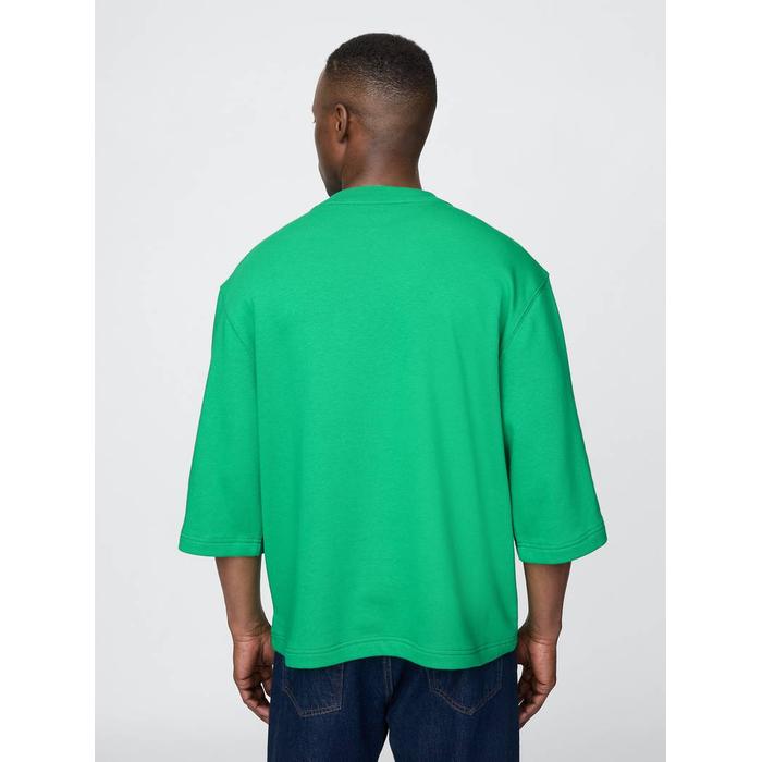 Oversized Gap Grafik Terry T-Shirt цвет: Зелёный