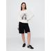Gap × Disney Grafikli Oversized Sweatshirt цвет: Белый