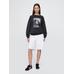 Gap × Disney Grafikli Oversized Sweatshirt цвет: Чёрный