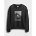 Gap × Disney Grafikli Oversized Sweatshirt цвет: Чёрный