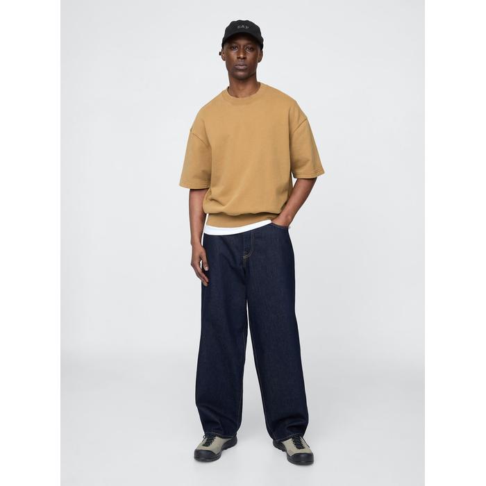 Heavyweight Bisiklet Yaka Sweatshirt