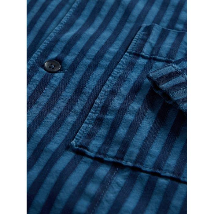 Denim Çizgili Gömlek цвет: Синий
