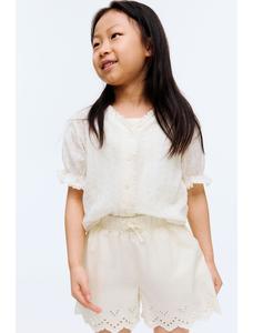 Хлопчатобумажные шорты Broderie anglaise