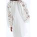 Платье Broderie anglaise с длинными рукавами