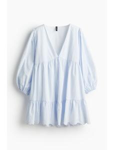 Платье с воздушными рукавами Broderie anglaise