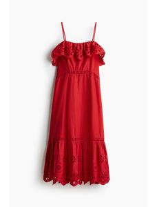 Хлопчатобумажное платье Broderie anglaise