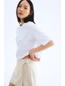 Модель skort из льняной смеси