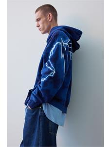 Толстовка с принтом oversize fit