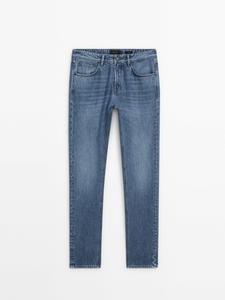 Зауженные джинсы цвет: Индиго