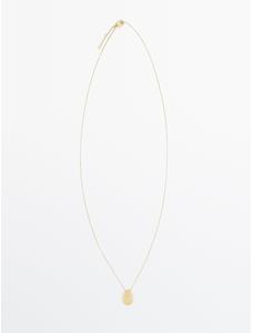Long chain necklace with drop detail цвет: Золотистый