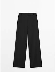 Костюмные брюки из 100% шерсти Cool Wool цвет: Черный
