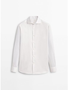 Рубашка классического кроя из немнущейся ткани цвет: Белый