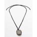 Stone net cord necklace цвет: Черный