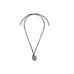Stone net cord necklace цвет: Черный