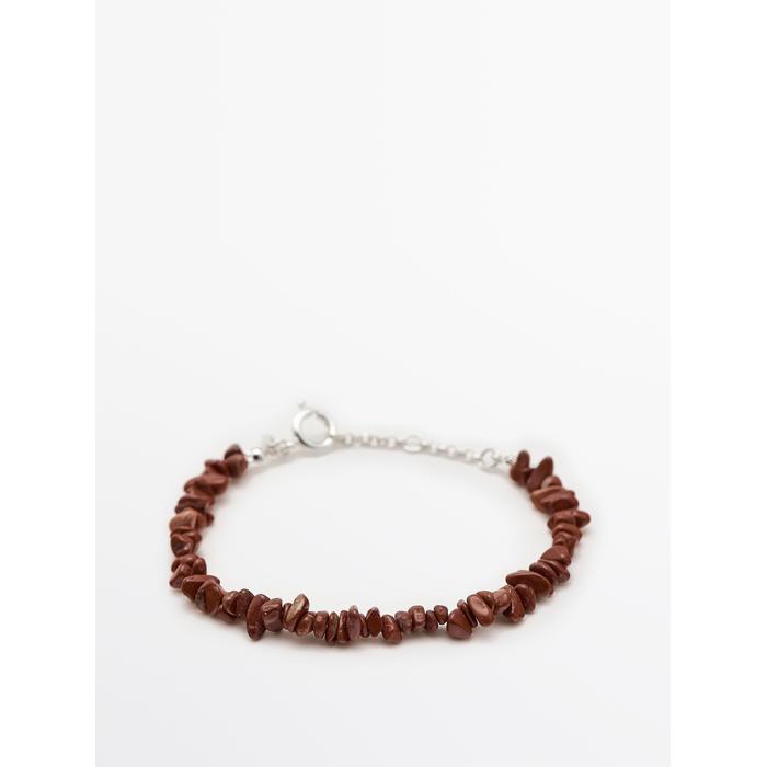Stone bracelet цвет: Гранатовый