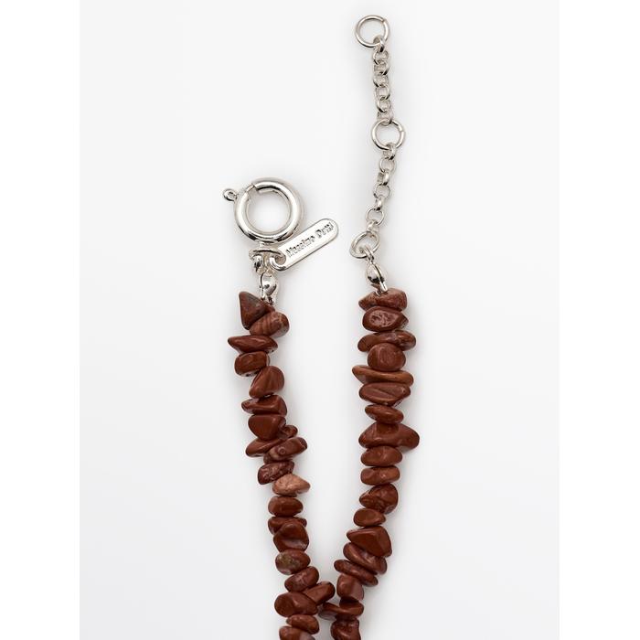 Stone bracelet цвет: Гранатовый