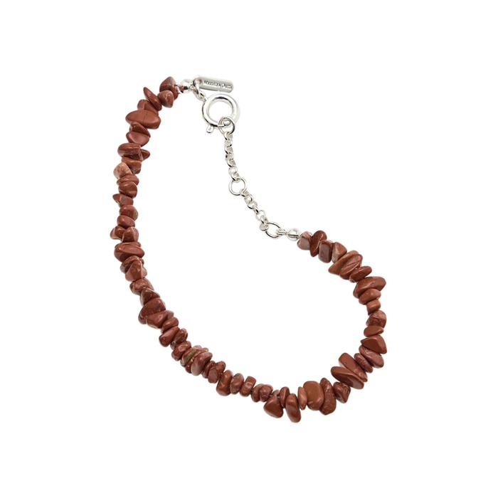Stone bracelet цвет: Гранатовый