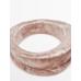 Marble-effect resin bracelet цвет: Шоколадный