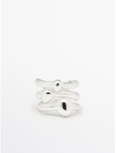 Ring irregular цвет: Серебряный