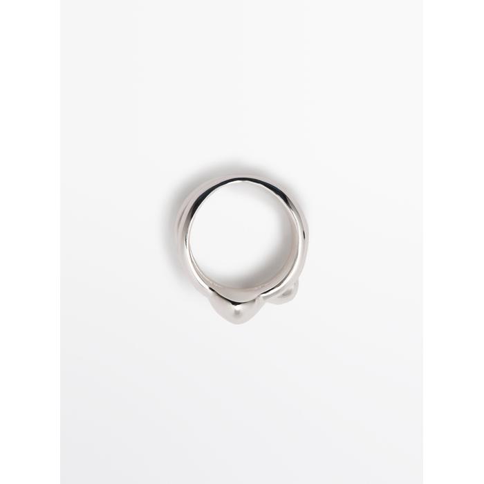 Ring irregular цвет: Серебряный