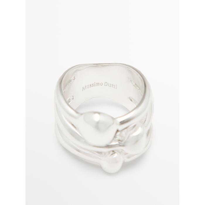 Ring irregular цвет: Серебряный