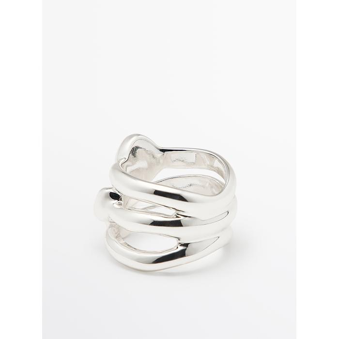 Ring irregular цвет: Серебряный