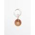 Hoop earrings with stone цвет: Горчично-желтый